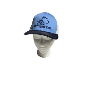 Richardson Southern Yell Blue, White Trucker Cap Mesh Back Adjustable